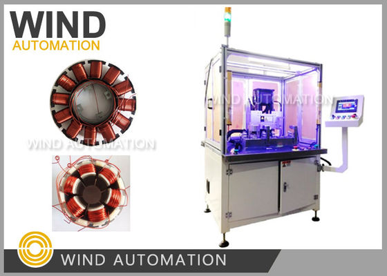 Inslot Outrunner Stator Wicklmaschine Vierachs-Servo Nadel Wicklmaschine 7kw Awg18 / Awg38 fournisseur