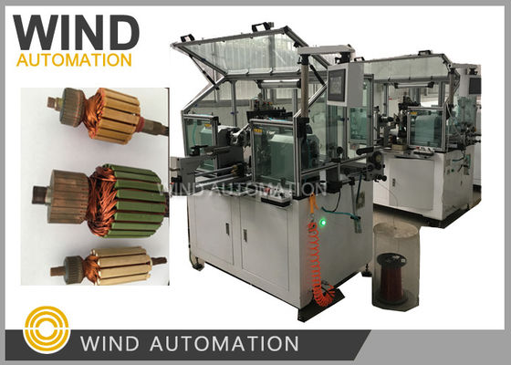 Herkömmliche Kommutator-Spule-Armatur-Doppelflieger-Windemaschine für Dauermagnet-Durchströmungsmotoren fournisseur