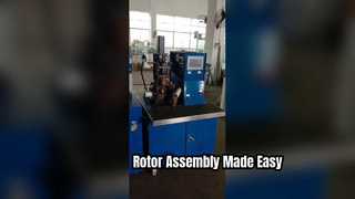 Hydraulische Pressmaschine für die Rotormontage