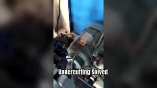 Unterätzung der Kommutatornut